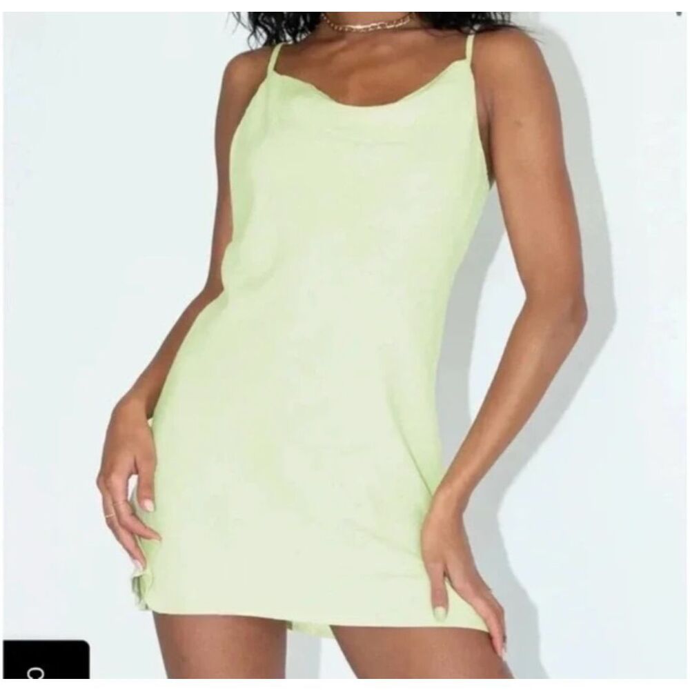 Princess Polly Cheri Mini Dress Green 2